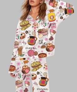 Tis The Season Mexican Snacks Pajama Set