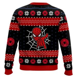 Alternative view of Tis The Season To Be Amazing Spider-man Ugly Christmas Sweater