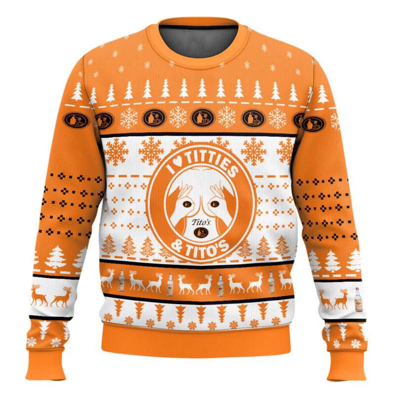 Tito Titties Funny Ugly Christmas Sweater