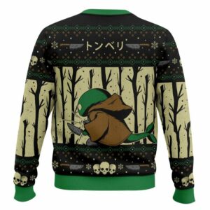 Alternative view of Tonberry Chef's Knife Final Fantasy Ugly Christmas Sweater