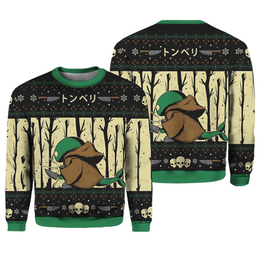 Tonberry Chefs Knife Final Fantasy Ugly Sweater - Grishko.com