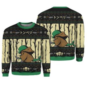 Alternative view of Tonberry Chefs Knife Final Fantasy Ugly Sweater - Grishko.com