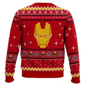 Alternative view of Tony Stark Iron Man Ugly Christmas Sweater