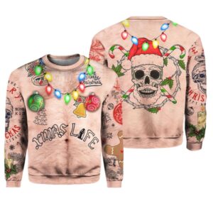 Alternative view of Topless Xmas Life Ugly Christmas Sweater - Grishko.com