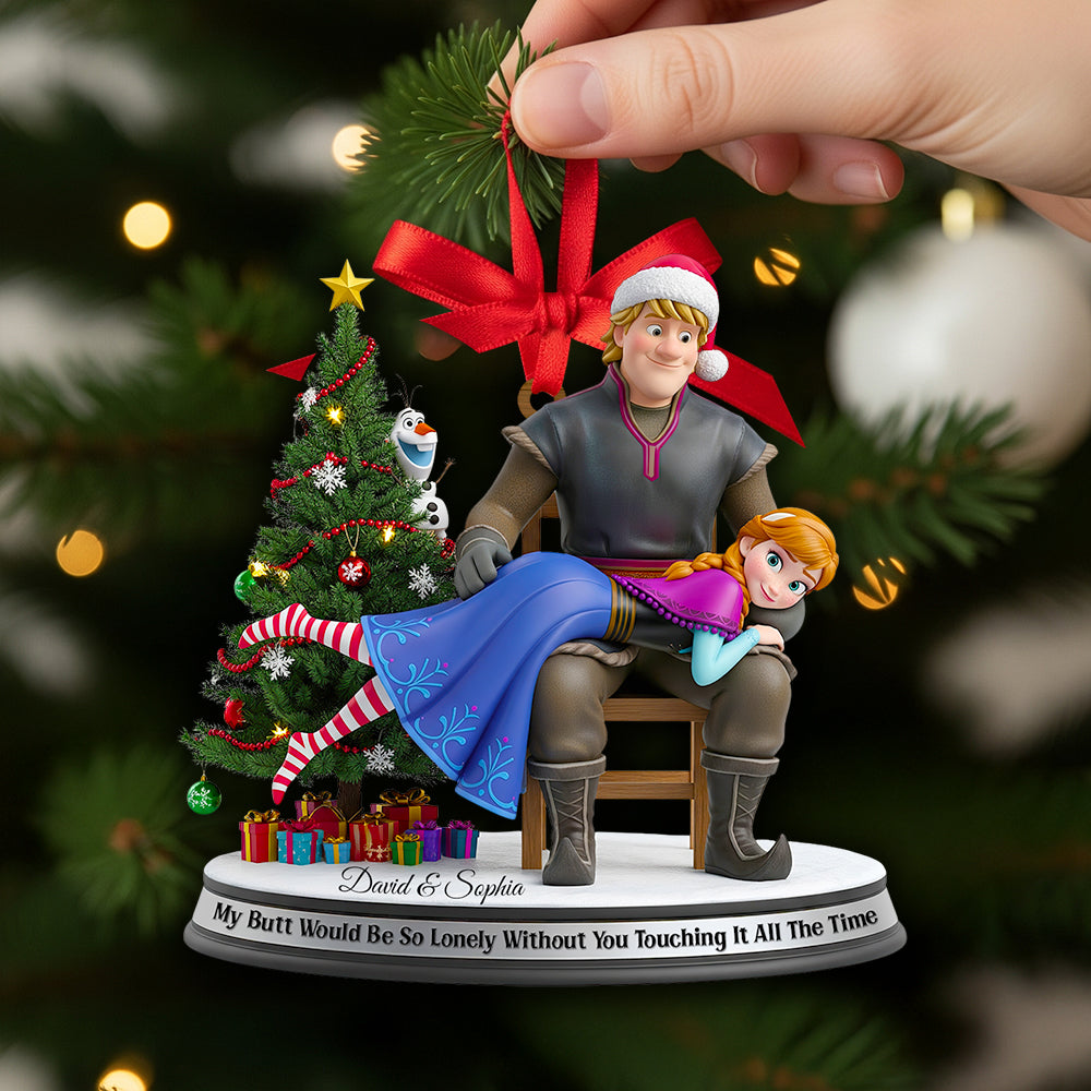 Touch Of Love Christmas Ornament Personalized Gifts For Couple 02NADT160925 - Image 3