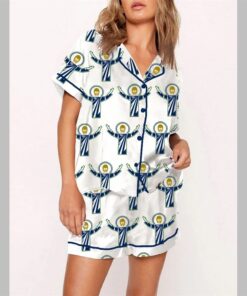 Touchdown Jesus Football Pajamas Set