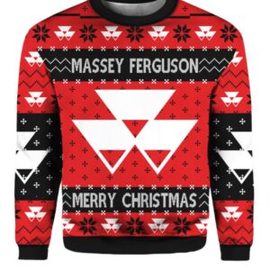 Tractor Massey Ugly Christmas Sweater - Grishko.com