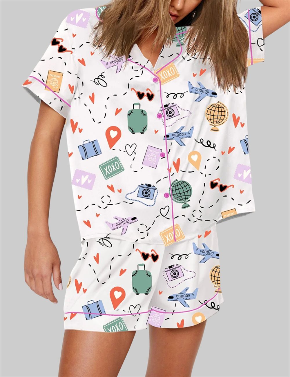 Travel Anywhere Short Sleeve Pajama Set - Image 3