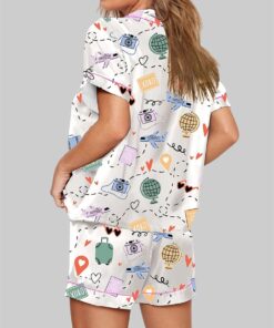 Alternative view of Travel Anywhere Short Sleeve Pajama Set