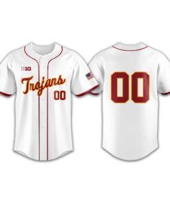 Trojans Baseball Classic Script Special Baseball Jersey