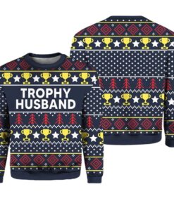 Alternative view of Trophy Husband Ugly Christmas Sweater