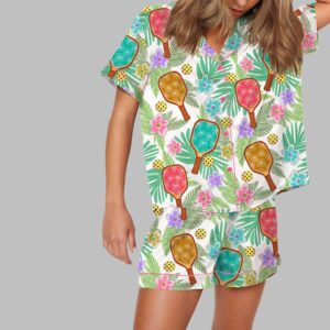 Alternative view of Tropical Pickleball Pajama Set