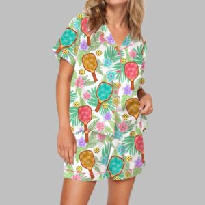 Tropical Pickleball Pajama Set