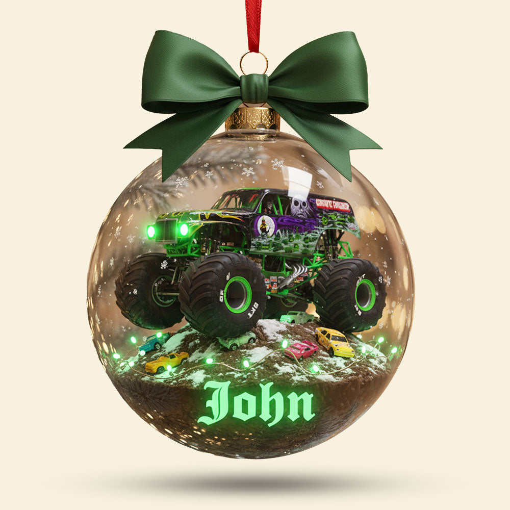 Truck Ornament - Personalized Gift For Christmas Ornament 01HYTI011125 - Image 3