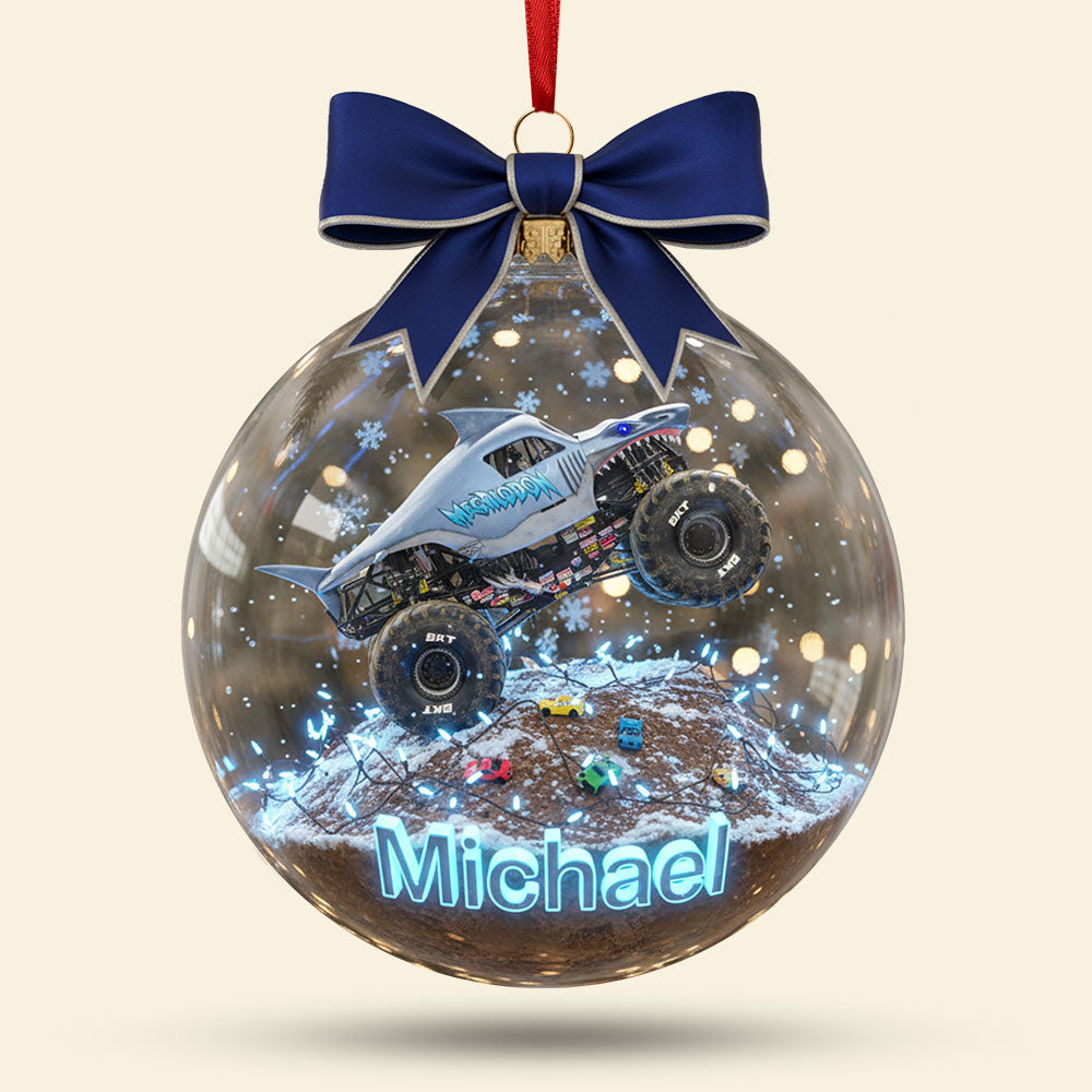 Truck Ornament - Personalized Gift For Christmas Ornament 01HYTI011125 - Image 4