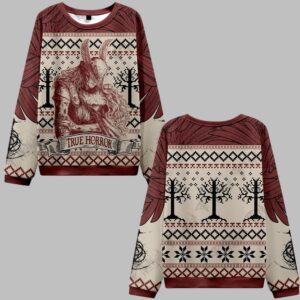 True Horror Ugly Sweater 2025 Christmas - Grishko.com