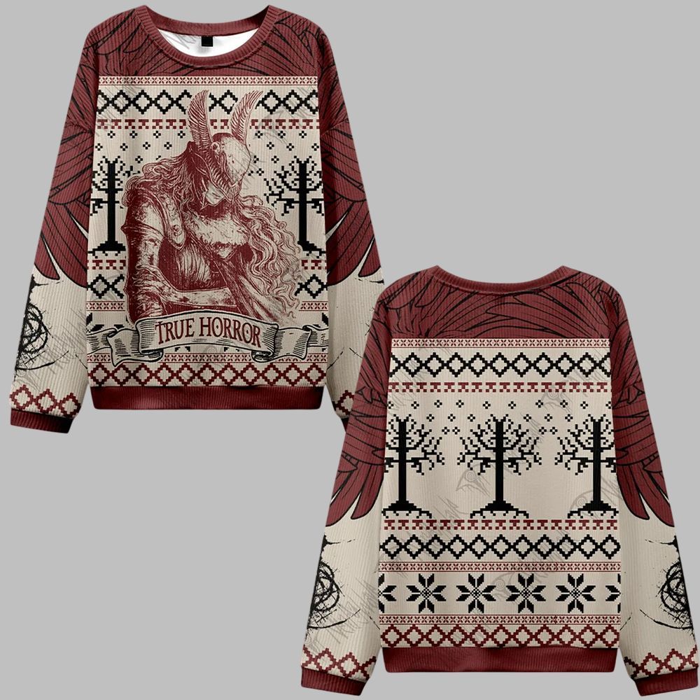 True Horror Ugly Sweater 2025 Christmas - Grishko.com