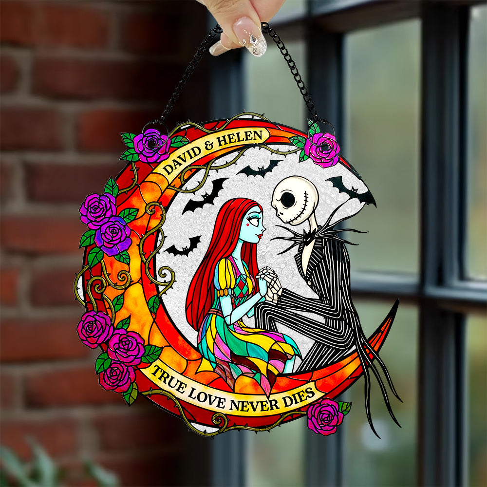 True Love Suncatcher Ornament Personalized Gifts For Couple 04HUDT120825 - Image 3