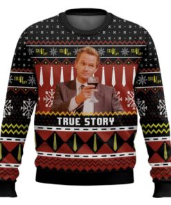 True Story Barney Stinson How I Met Your Mother Ugly Christmas Sweater