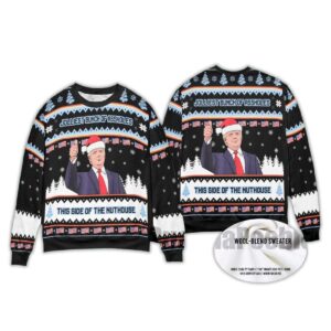 Trump 2025 It's Beginning To Look A Lot Like You Miss Me Ugly Christmas Sweater