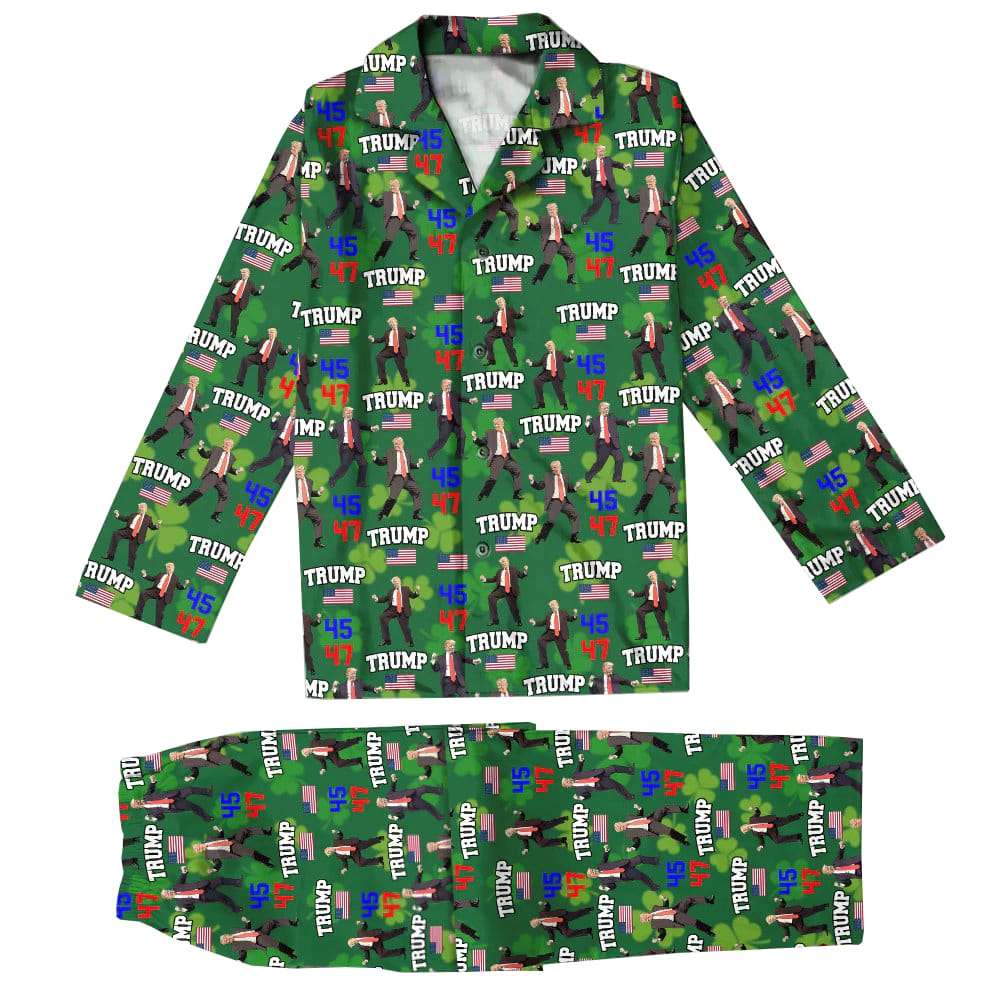 Trump 45 47 Dancing Irish St. Patrick's Day Pajamas