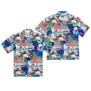 Trump Gulf Of America Summer Beach Hawaiian Shirt