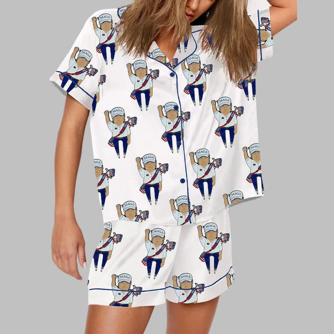 Trump MAGA Golf Pajama Set