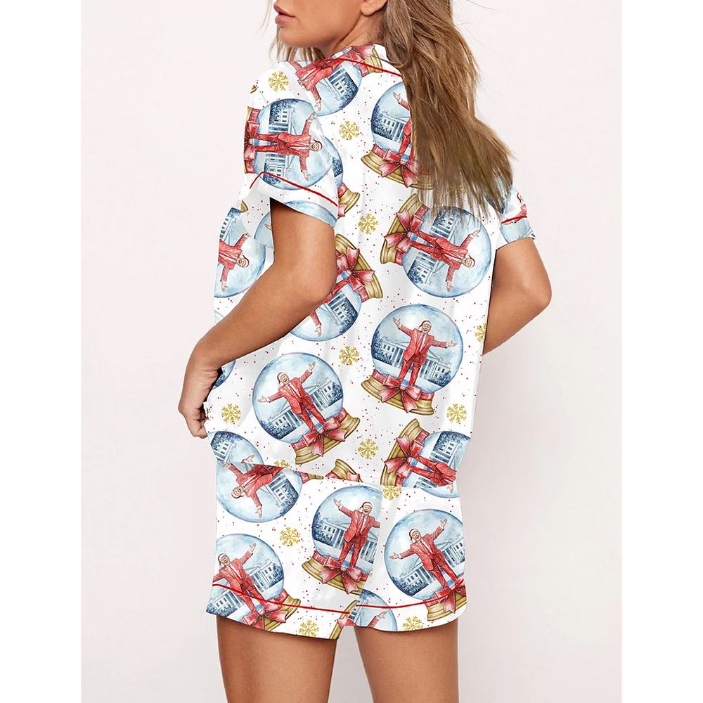 Trump Santa Christmas Pajama Set - Image 2