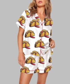 Trump TACO He Always Chickens Out Political Humor Pajama Set