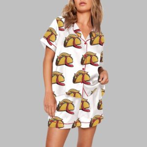 Trump TACO He Always Chickens Out Political Humor Pajama Set