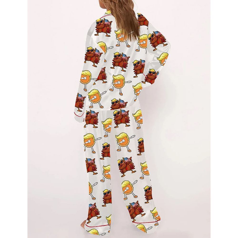 Trump Turkey Thanksgiving Pajama Set - Image 3