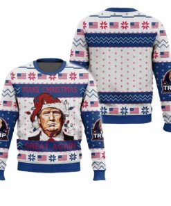 Alternative view of Trump Victory Make Christmas Great Again Ugly Christmas Sweater