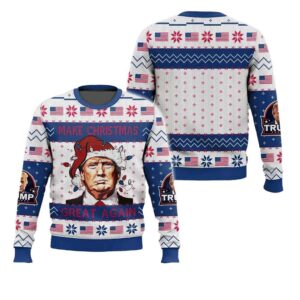 Alternative view of Trump Victory Make Christmas Great Again Ugly Christmas Sweater - Grishko.com