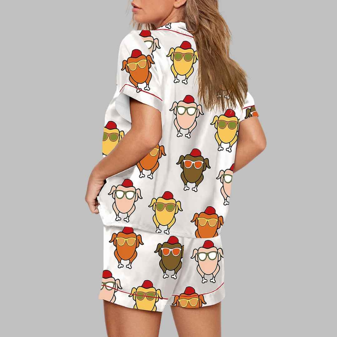 Turkey Thanksgiving Pajama Set - Image 3