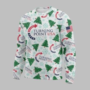 Turning Point USA Charlie Kirk Ugly Christmas Sweater - Grishko.com