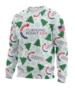 Alternative view of Turning Point USA Charlie Kirk Ugly Christmas Sweater
