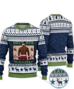 Ugly Ath Thweater Boxing Mike Tyson Ugly Christmas Sweater
