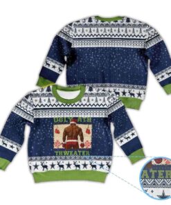 Alternative view of Ugly Ath Thweater Boxing Mike Tyson Ugly Christmas Sweater