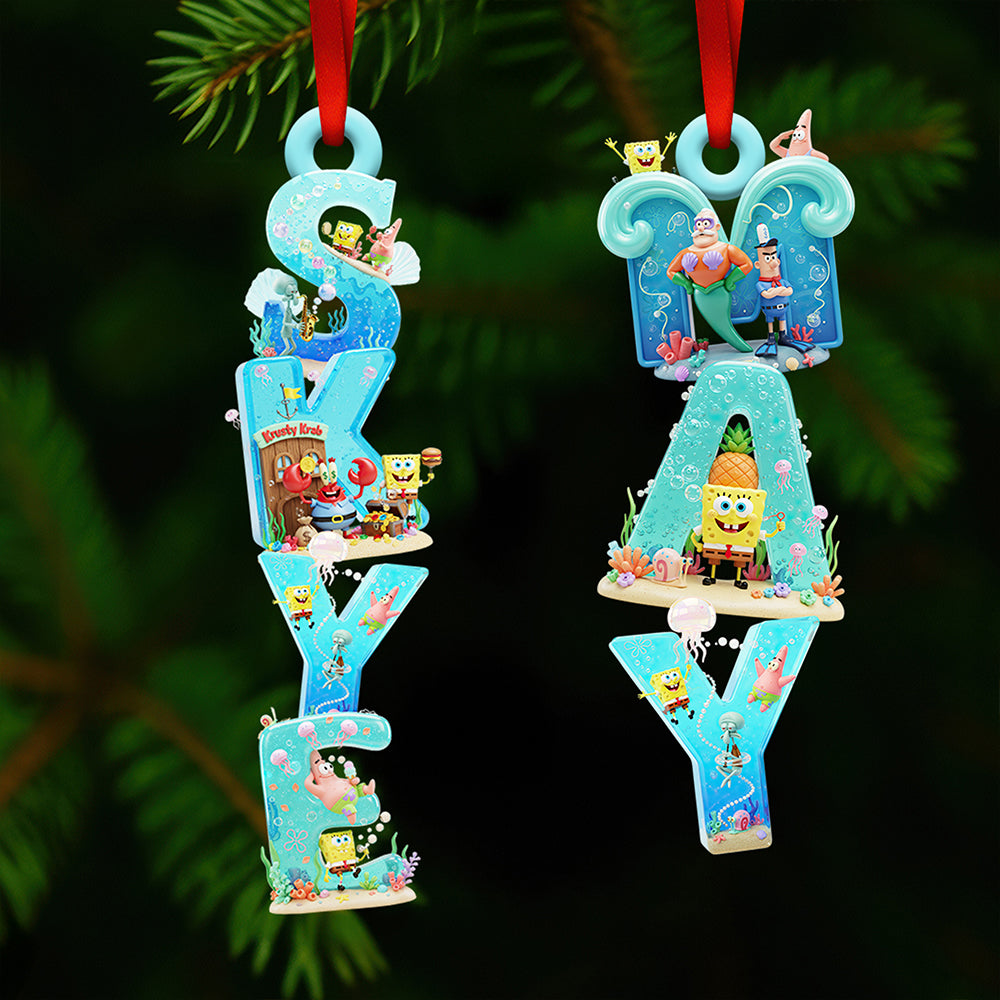 Undersea Alphabet Ornament Personalized Christmas Gifts 01PADT301025 - Image 3