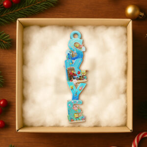 Alternative view of Undersea Alphabet Ornament Personalized Christmas Gifts 01PADT301025