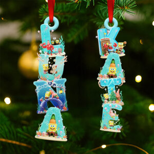 Undersea Alphabet Ornament Personalized Christmas Gifts 01PADT301025