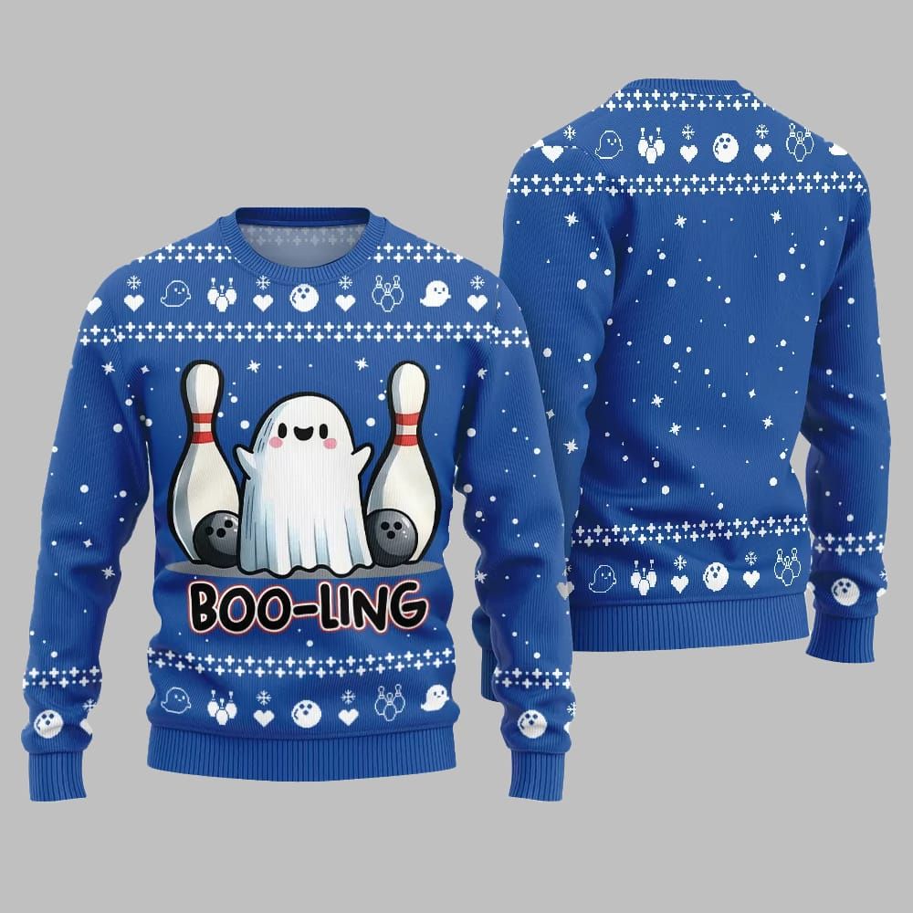 Unique Bowling Halloween Ugly Sweater Christmas 2025 - Grishko.com