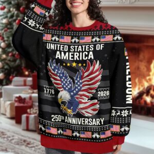 Alternative view of United State Of America Freedom 250 Years Ugly Sweater TH10 896559