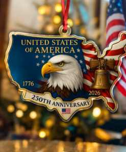 United States 250th Anniversary Acrylic Ornament