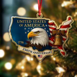 Alternative view of United States 250th Anniversary Acrylic Ornament HA75 897806