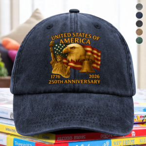 Alternative view of United States Of America 250th Anniversary Baseball Cap HA75 898044