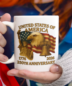 United States Of America 250th Anniversary White Mug