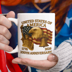 United States Of America 250th Anniversary White Mug HA75 898046
