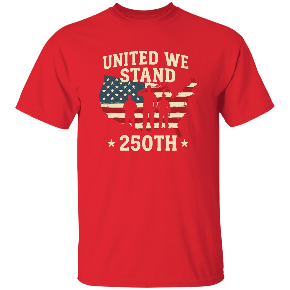 United We Stand 250th Anniversary USA Veteran Dark Shirt HA75 897302 - Image 7