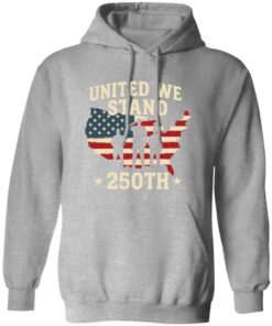Alternative view of United We Stand 250th Anniversary USA Veteran Dark Shirt